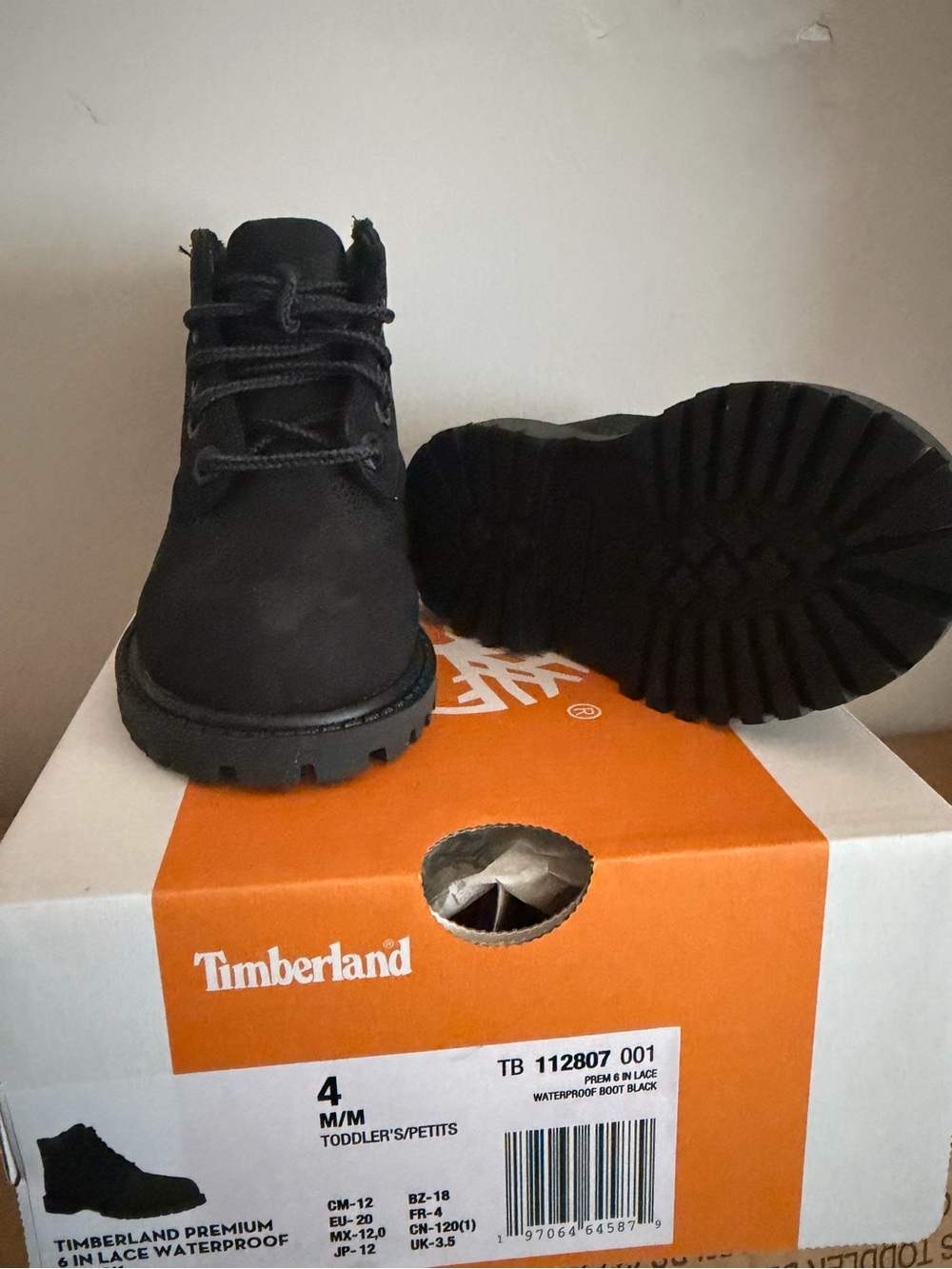 Timberland Toddler Black
